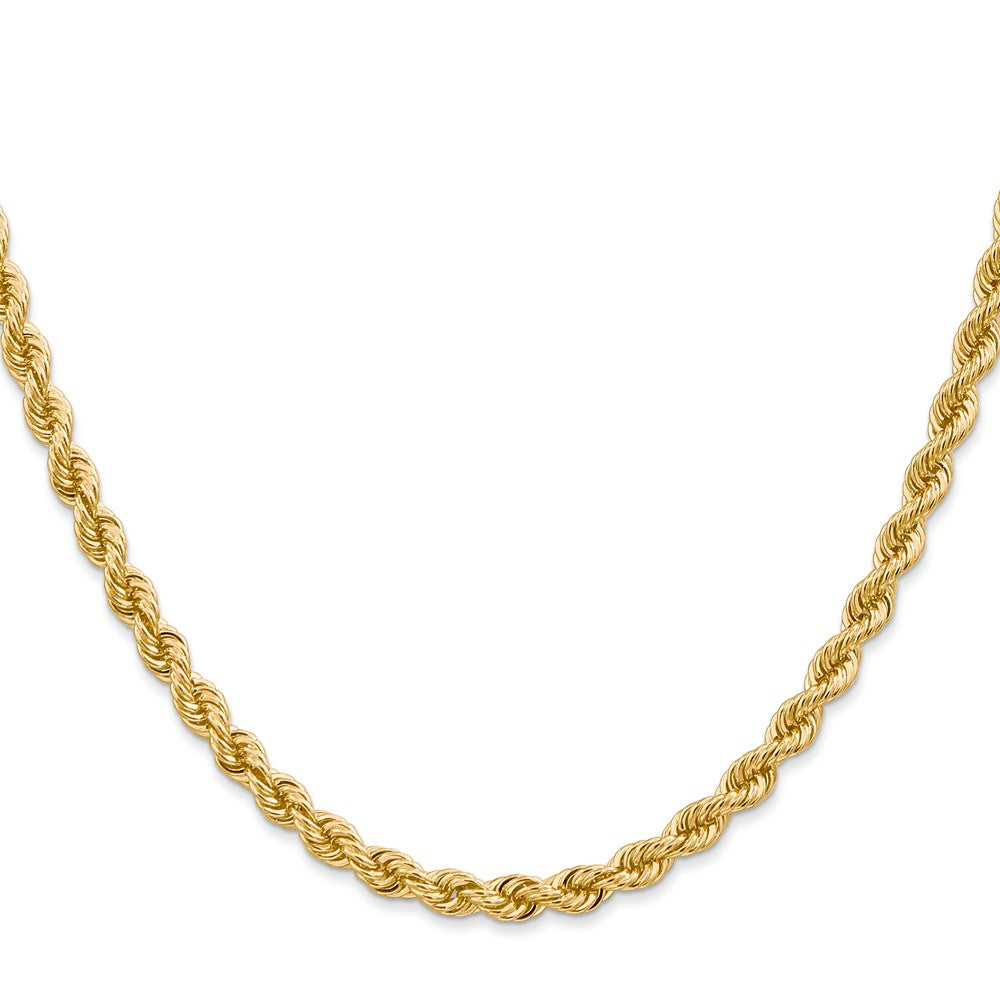 Buy Exclusive 26-Inch 4mm 14K Gold Rope Chain - Stylish & Affordable Luxury!