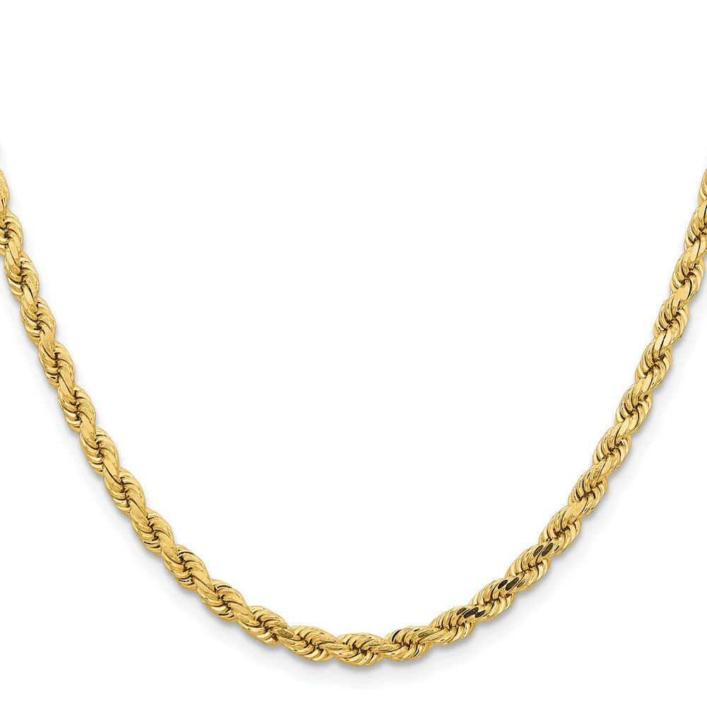 Shop Exclusive 14K Gold 26-Inch Diamond-Cut Rope Chain - 4.25mm Luxury Design