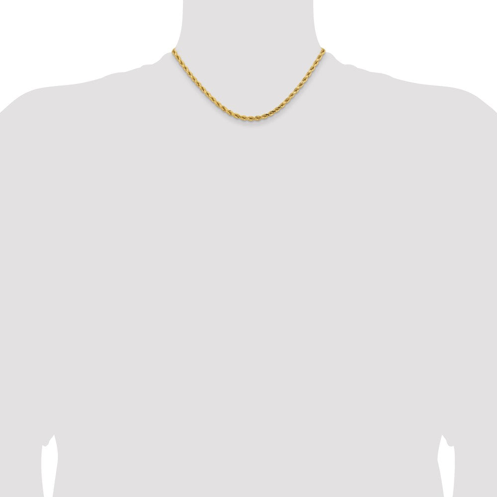 Buy 14K Gold 16-Inch Diamond-Cut Rope Chain, 4.25mm - Stylish Luxury Accessory