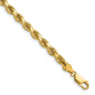 Shop Stylish 14K Gold 20-Inch Diamond-Cut Rope Chain - 4.5mm Luxury Design-3