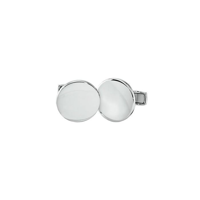 Buy Stylish Engravable Stainless Steel Cuff Links - 14mm, Affordable Price!-1