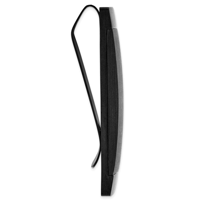 Buy High-Quality Black Carbon Fiber Money Clip - Stylish & Durable Design-2