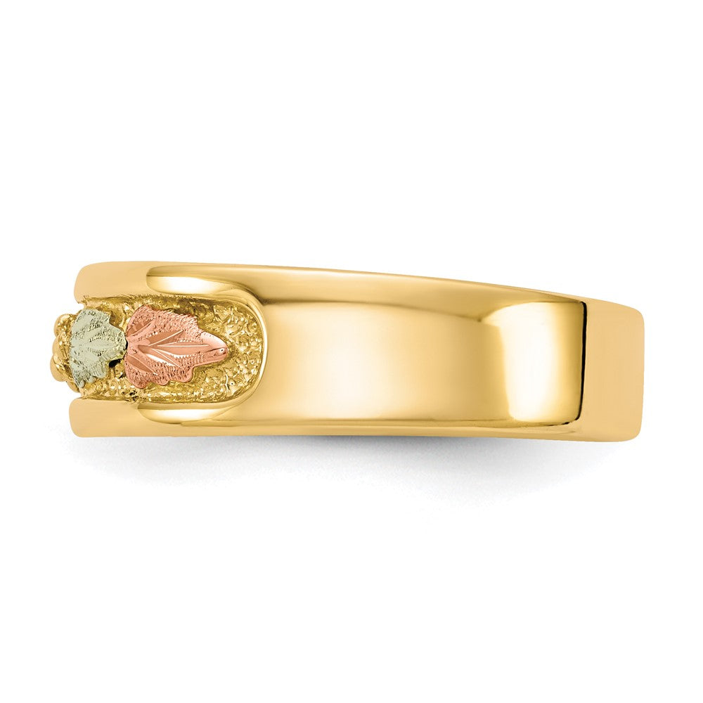 High-Quality 10K Tri-Color Black Hills Gold Ring - Stylish & Affordable Luxury