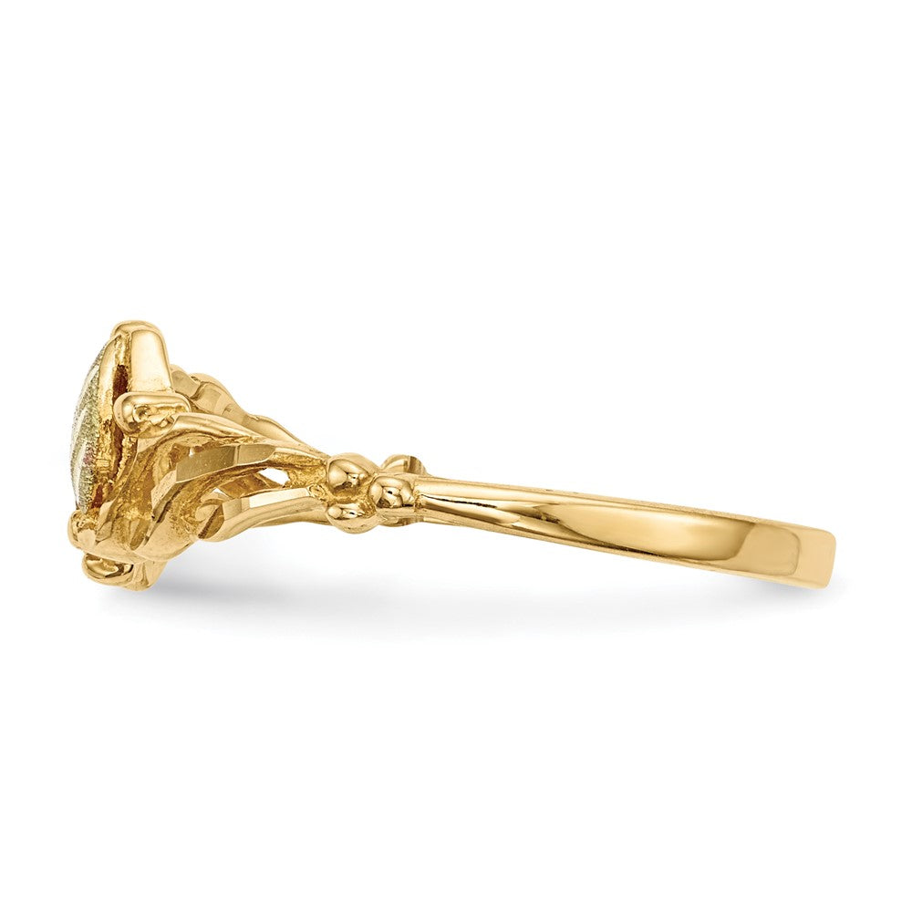 Buy Stylish 10K Tri-Color Black Hills Gold Ring - Elegant Design & Value