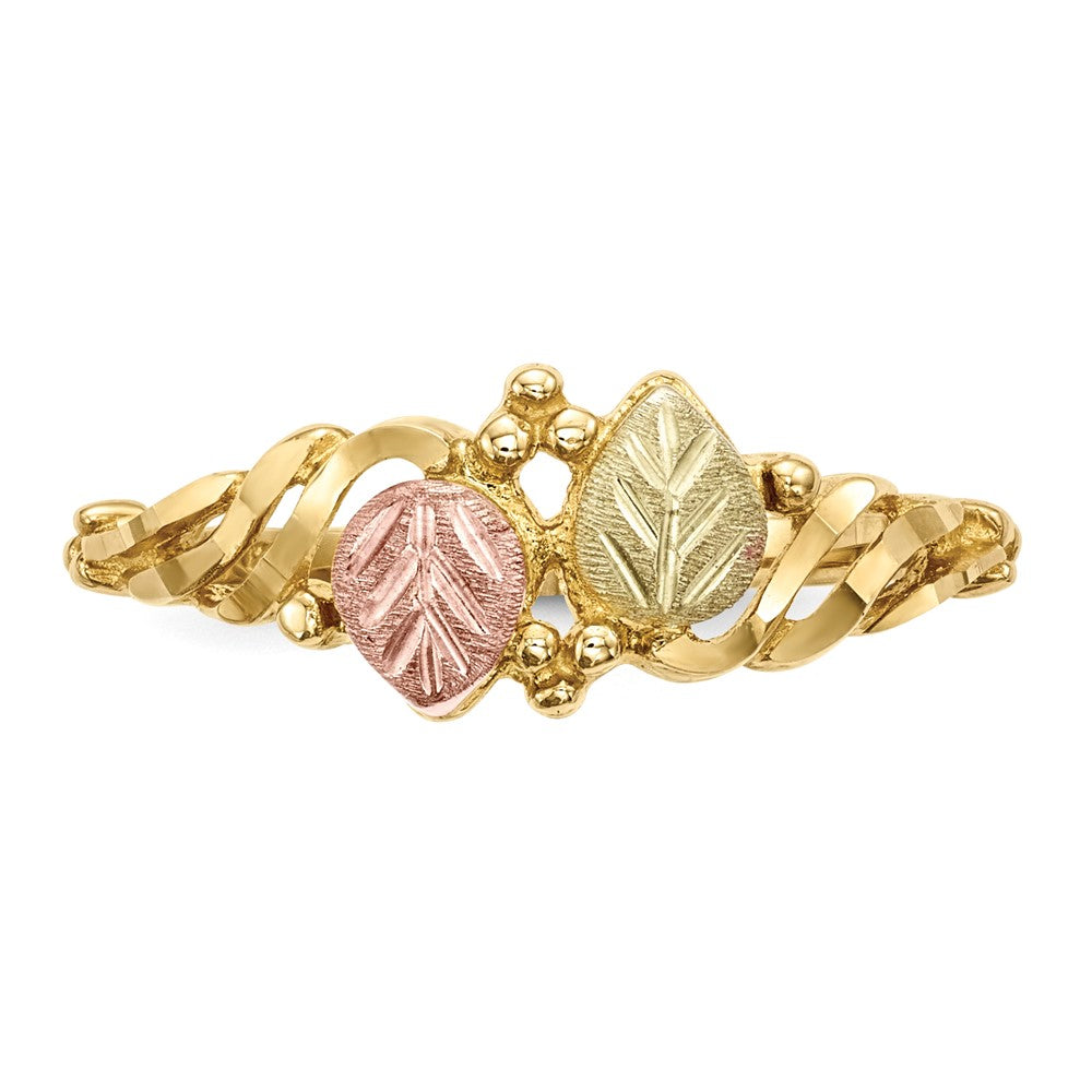 Buy Stylish 10K Tri-Color Black Hills Gold Ring - Elegant Design & Value