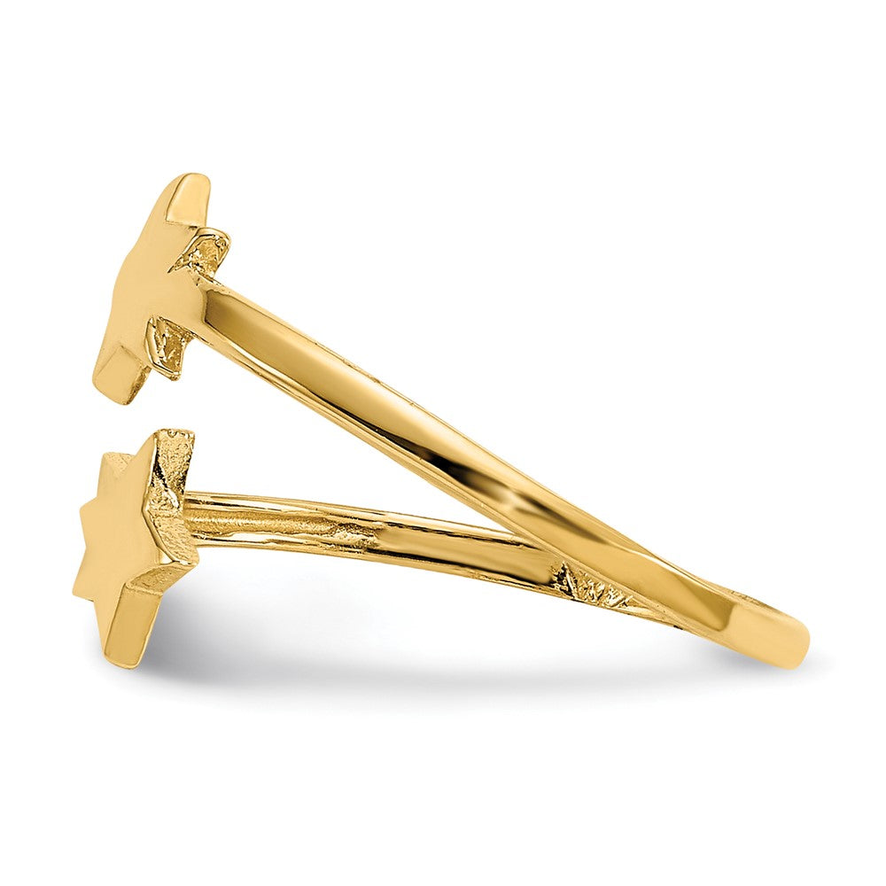 Exclusive 10K Gold Star Toe Ring - Stylish Design, Affordable Luxury