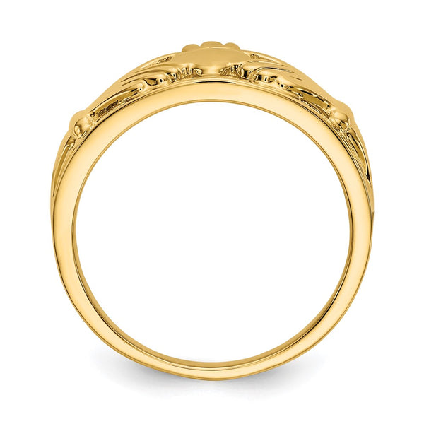 10K Gold Women's Claddagh Ring - Style GR1-1000601