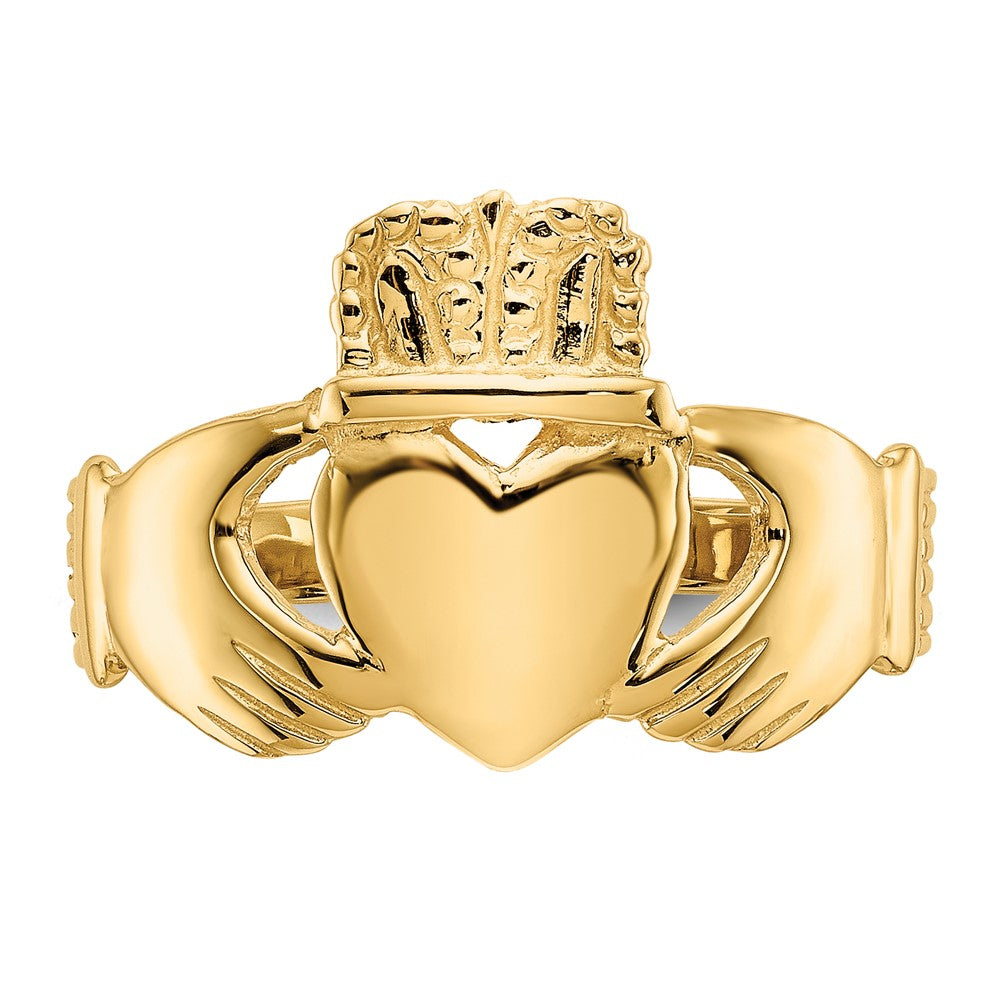 Shop Stylish 10K Gold Women's Claddagh Ring - Affordable Luxury for You!