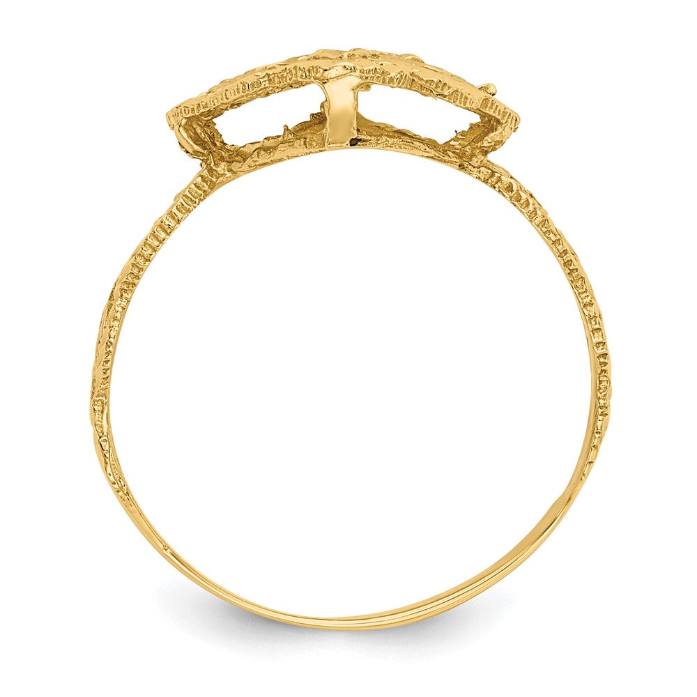Exclusive 10K Diamond-Cut Filigree Ring - Stylish & Affordable Luxury Jewelry