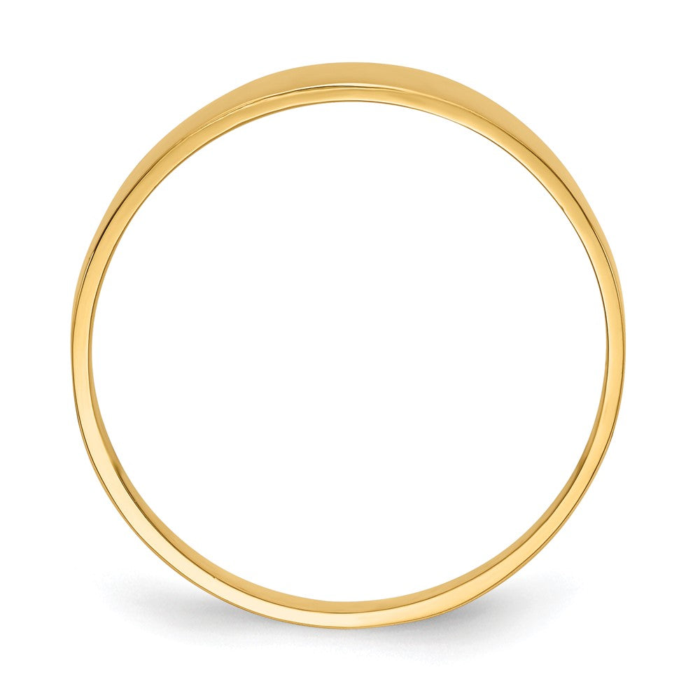 Buy Stylish 10K Gold Flat-Top Tapered Cigar Band Ring - 3-6mm Width