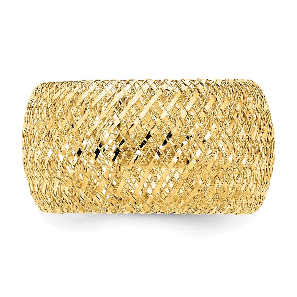 Buy Stylish 10K Flexible Stretch Band Ring - Affordable Luxury Jewelry