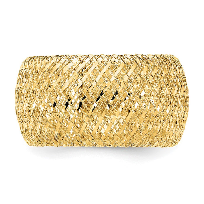 Buy Stylish 10K Flexible Stretch Band Ring - Affordable Luxury Jewelry-4