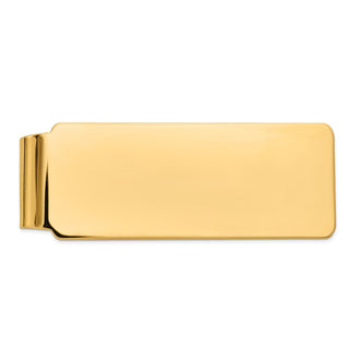 Buy 10K Gold Men's Sleek Polished Money Clip - Stylish & Affordable Luxury