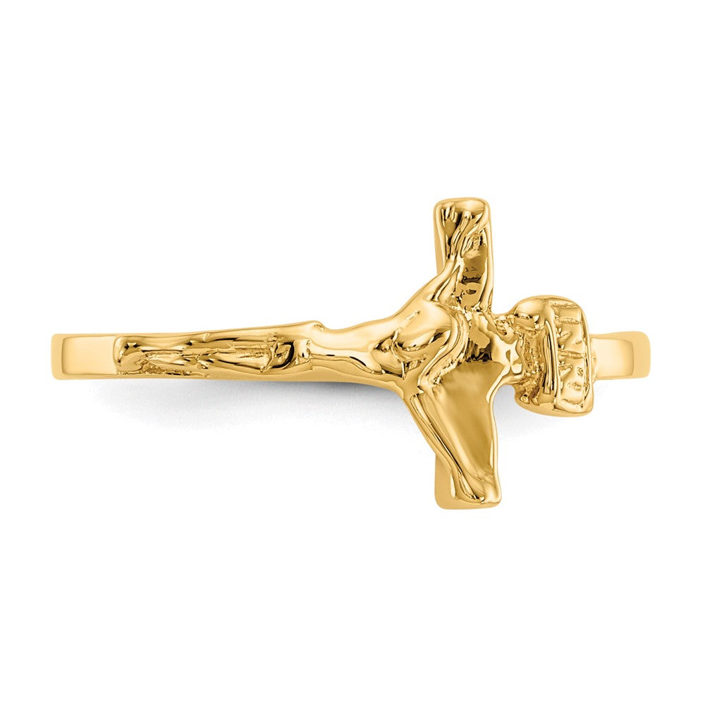 Shop 10K Children's Polished Crucifix Ring - Stylish Design, Affordable Price