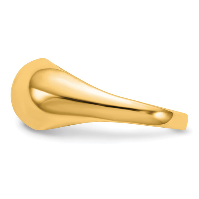 Shop 10K Yellow Gold Smooth Dome Ring - Stylish & Affordable Jewelry Piece-3
