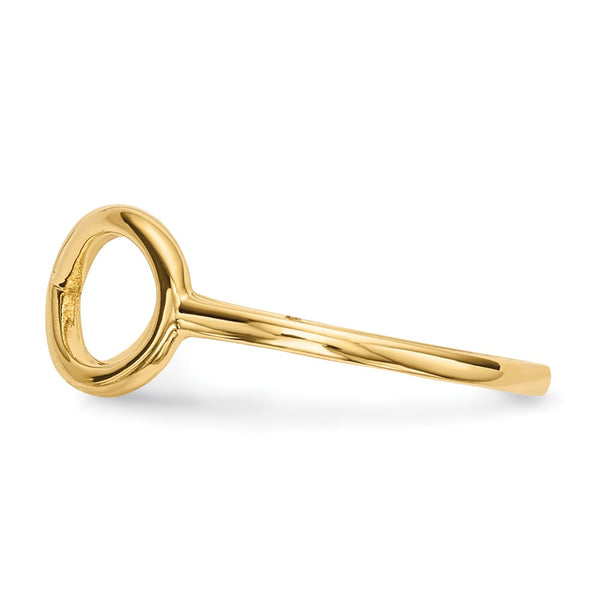10K Gold Shiny Infinity Band