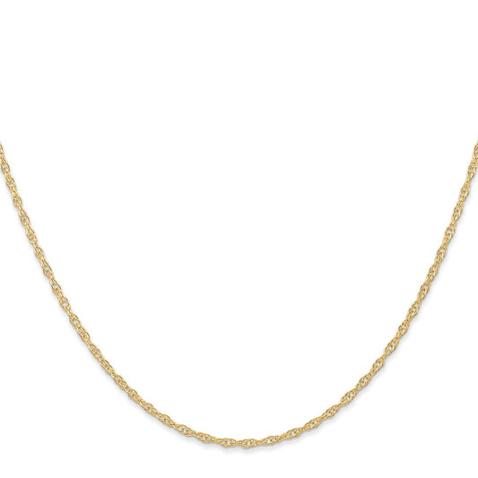 Shop 14K Gold 20-Inch 1.35mm Cable Rope Chain - Stylish & Affordable Jewelry