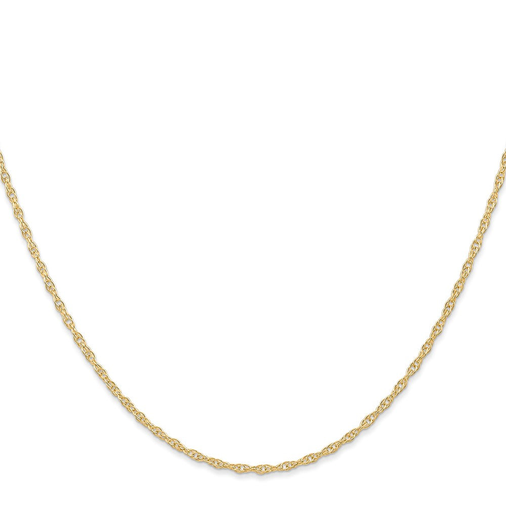 Buy Stylish 14K Gold 16-Inch 1.35mm Cable Rope Chain - Luxury Jewelry Value!