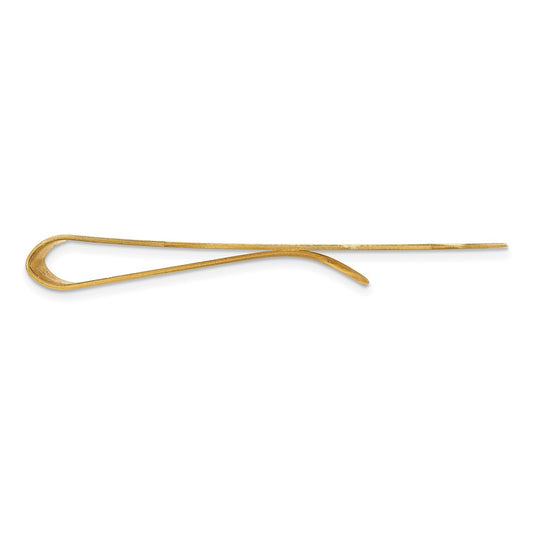 High-Quality 10K Yellow Gold Round Money Clip - Stylish Monogram Design