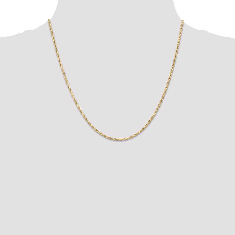 Buy Stylish 14K Gold 20-Inch Cable Rope Chain - 1.55mm, Luxury Value