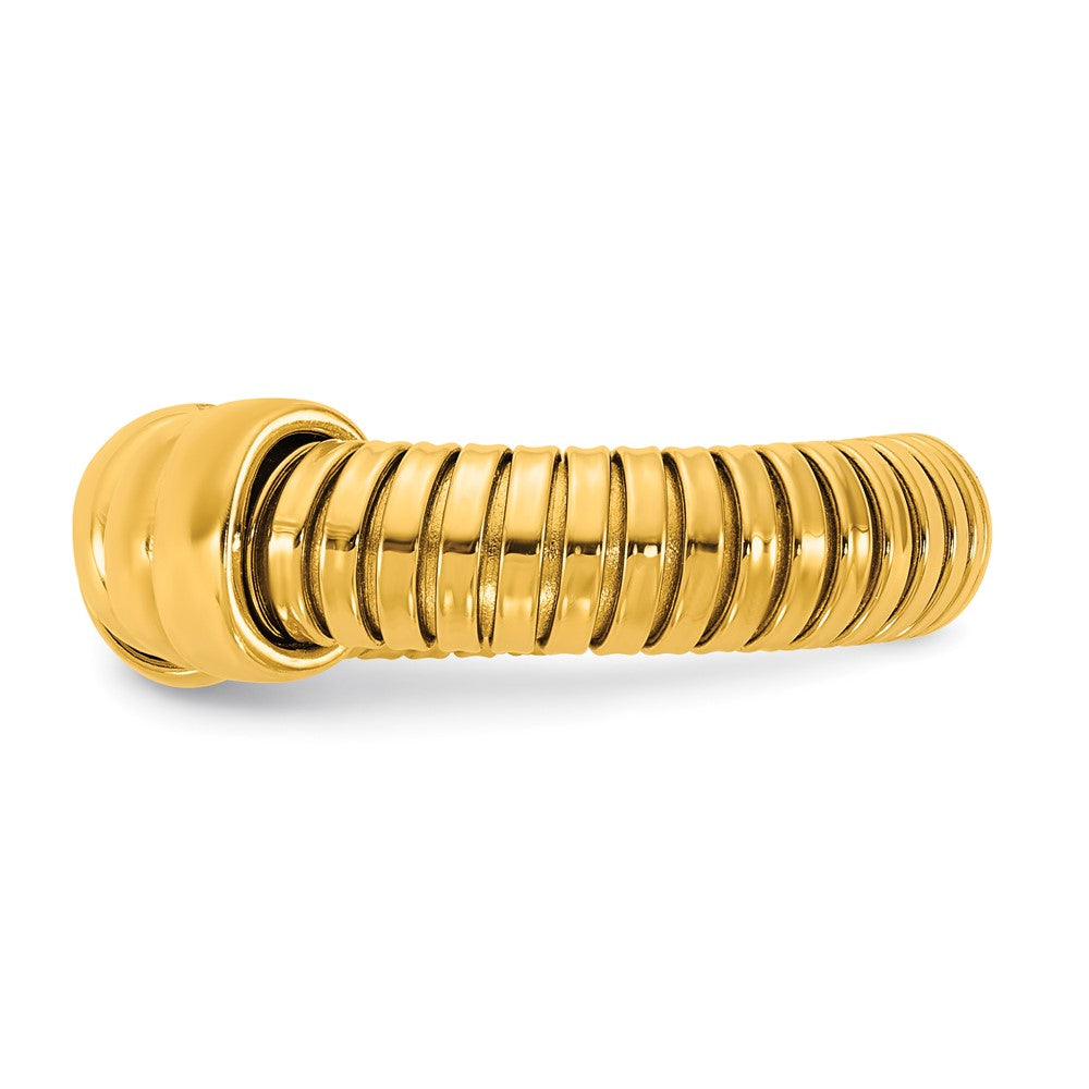 Exclusive 5.5mm Herco Adjustable Cuff Ring in 14K Gold - Stylish Luxury