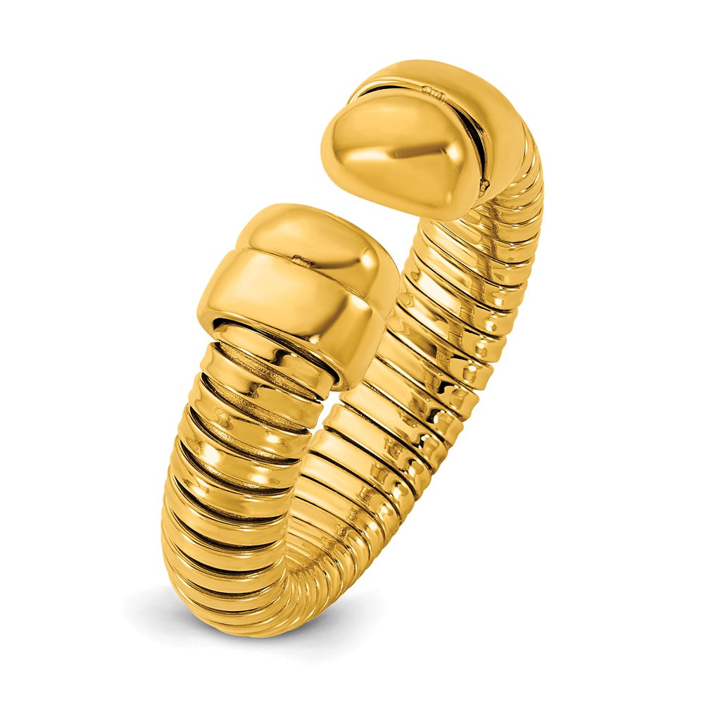 Exclusive 5.5mm Herco Adjustable Cuff Ring in 14K Gold - Stylish Luxury