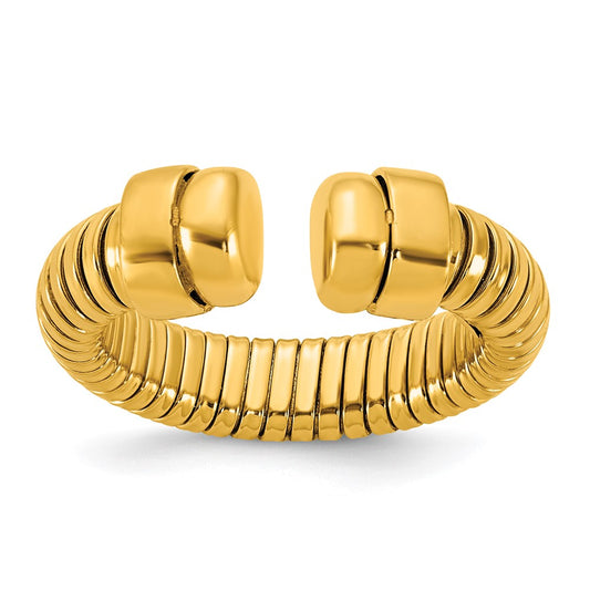 Exclusive 5.5mm Herco Adjustable Cuff Ring in 14K Gold - Stylish Luxury