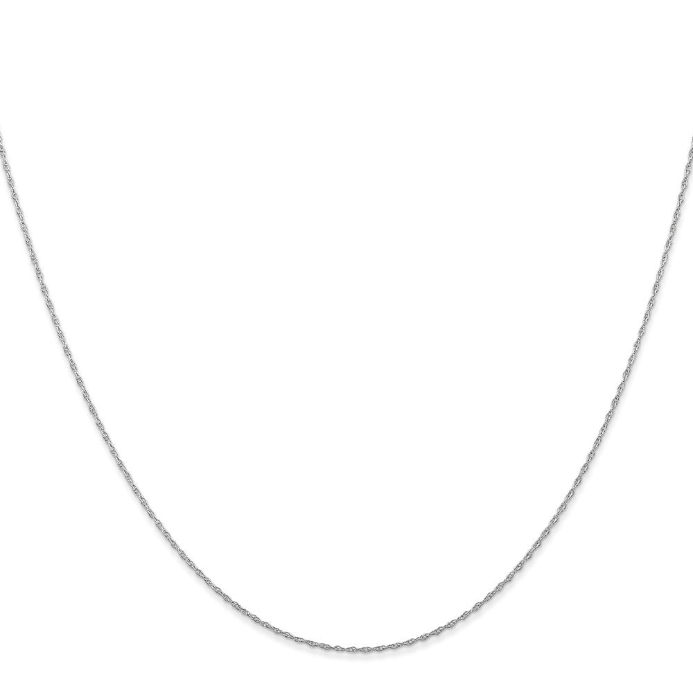 High-Quality 14K White Gold 13-Inch .5mm Cable Rope Chain - Stylish Value!