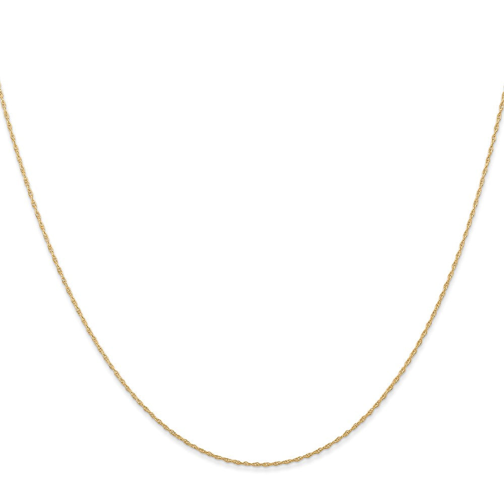 Shop 14K Gold .5mm 16-Inch Cable Rope Chain - Stylish & Affordable Luxury!