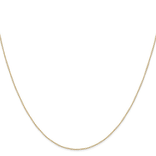 High-Quality 14K Gold 24-Inch .42mm Curb Chain - Stylish & Affordable!