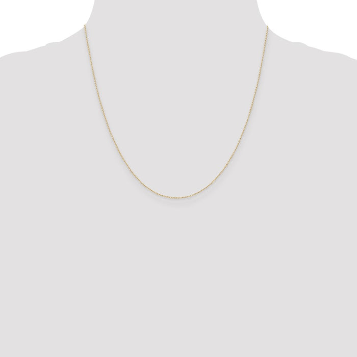 Shop Stylish 14K Gold Curb Chain 20-Inch .42mm - Affordable Luxury Jewelry-4