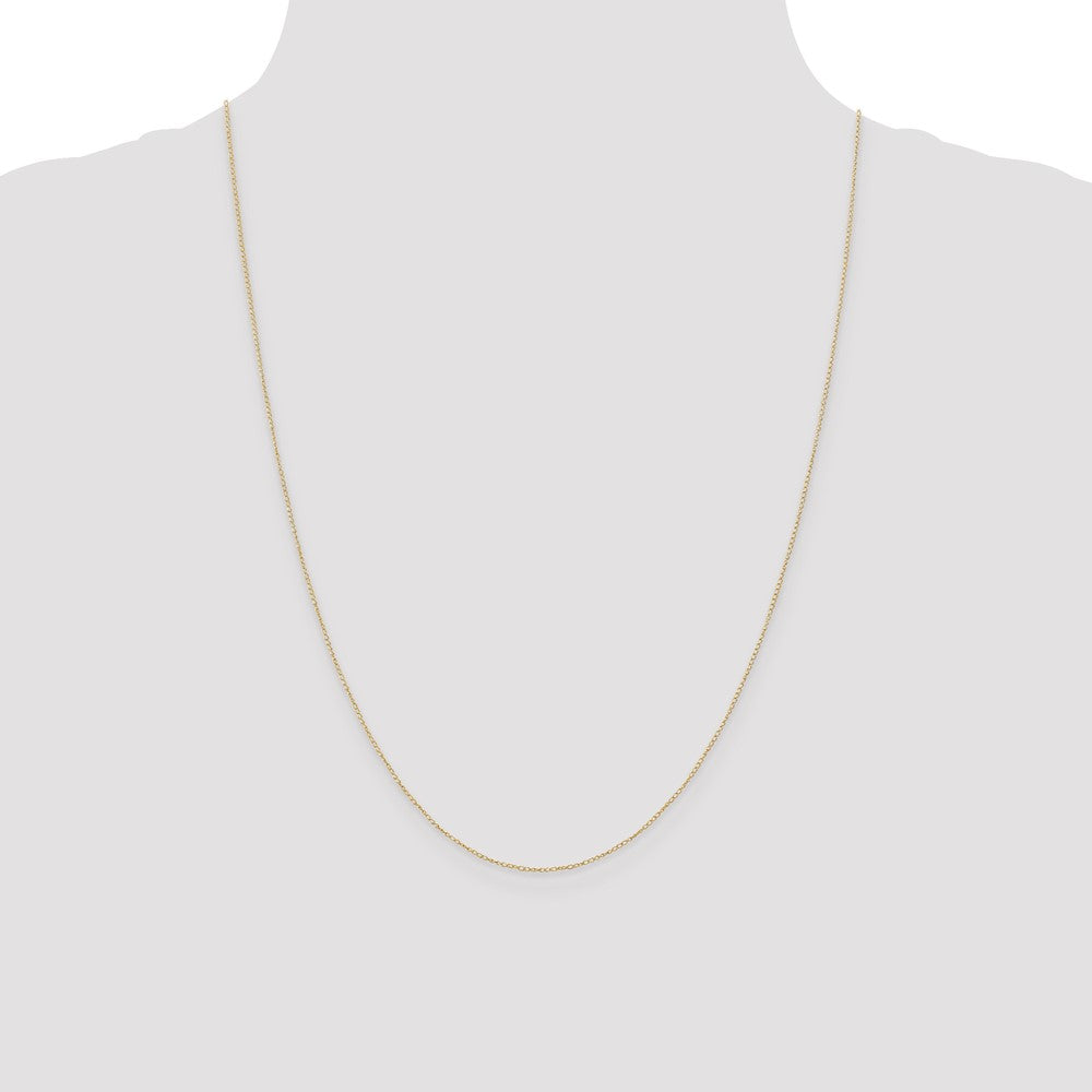 High-Quality 14K Gold 24-Inch .42mm Curb Chain - Stylish & Affordable!