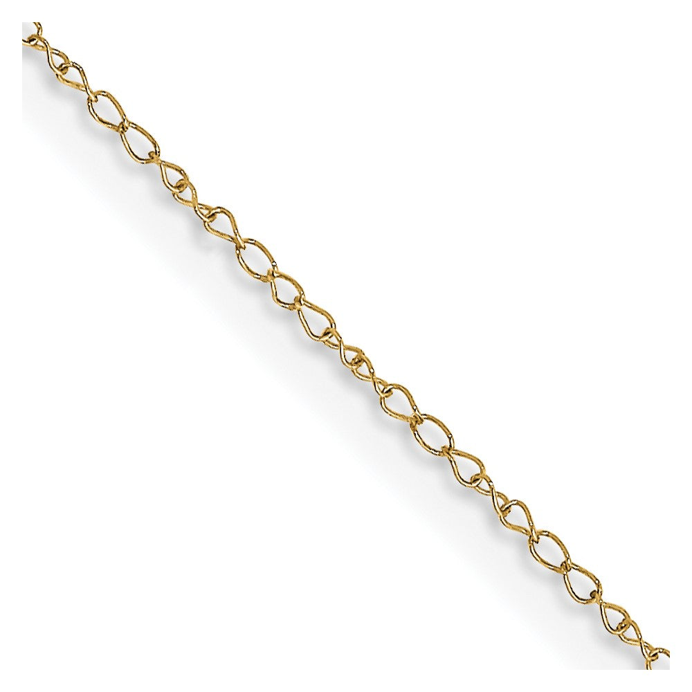 Buy Exclusive 14K Gold .42mm 13-Inch Curb Chain - Stylish Spring Ring Clasp
