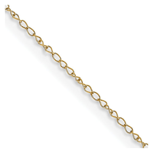 Shop Stylish 14K Gold Curb Chain 20-Inch .42mm - Affordable Luxury Jewelry