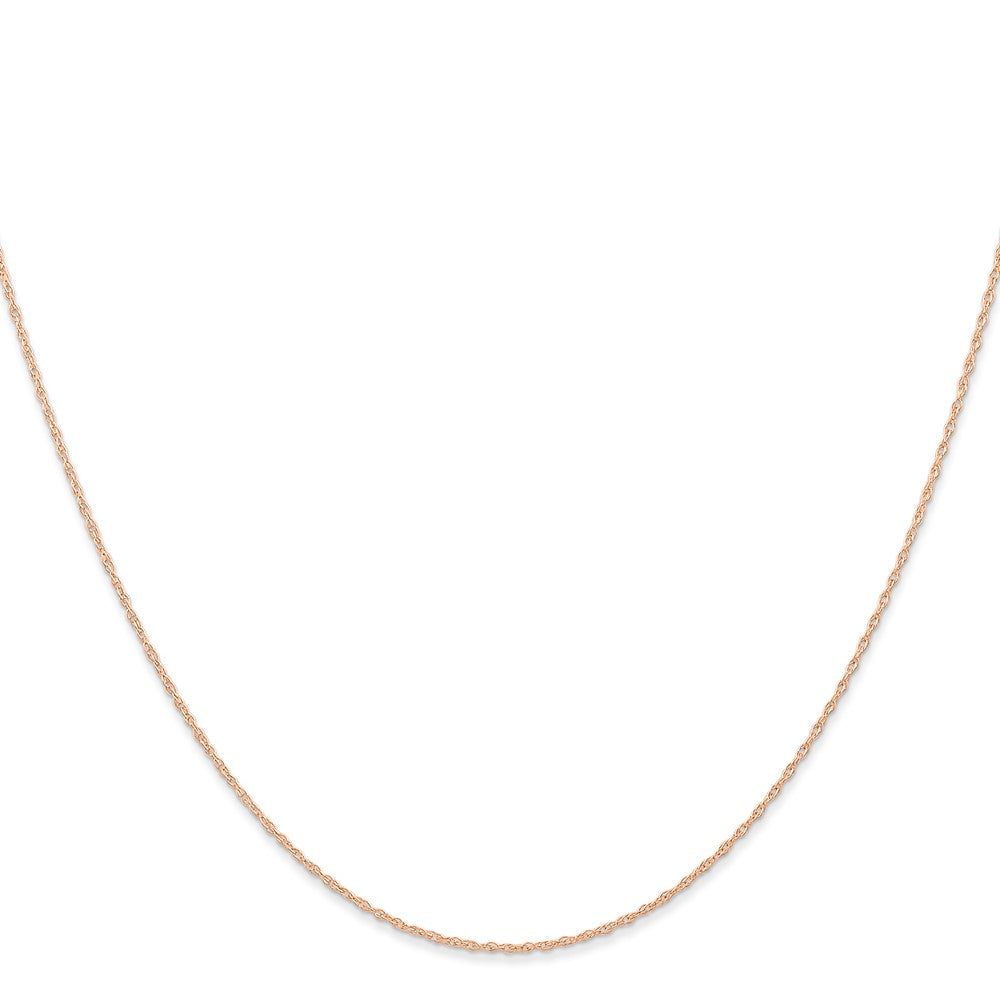 Buy Stylish 14K Rose Gold 20-Inch Cable Rope Chain, 0.6mm, Affordable Luxury
