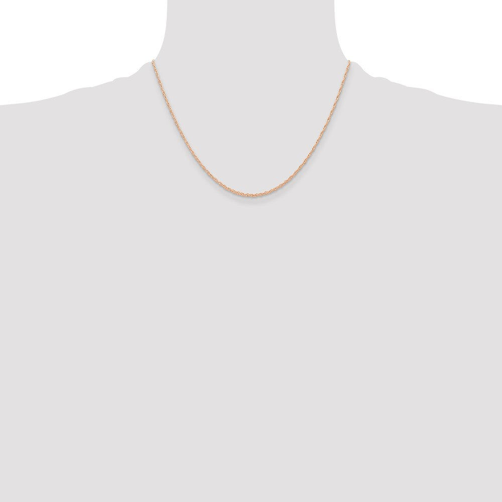 Buy Stylish 14K Rose Gold 18-Inch Cable Rope Chain - Affordable Luxury
