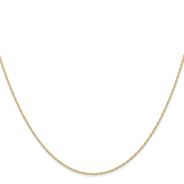 14K Gold .6mm Cable Rope Chain