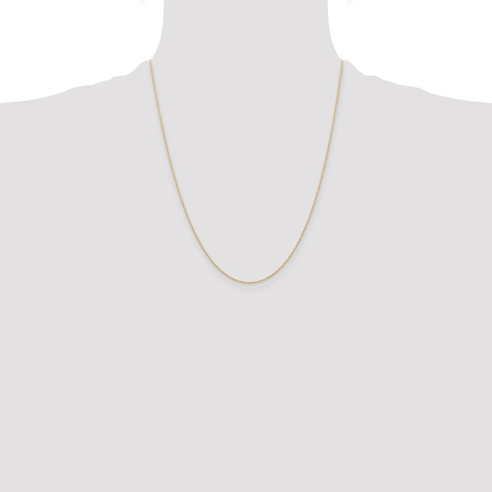 Shop Stylish 14K Gold 22-Inch .6mm Cable Rope Chain - Luxury Clasp Included