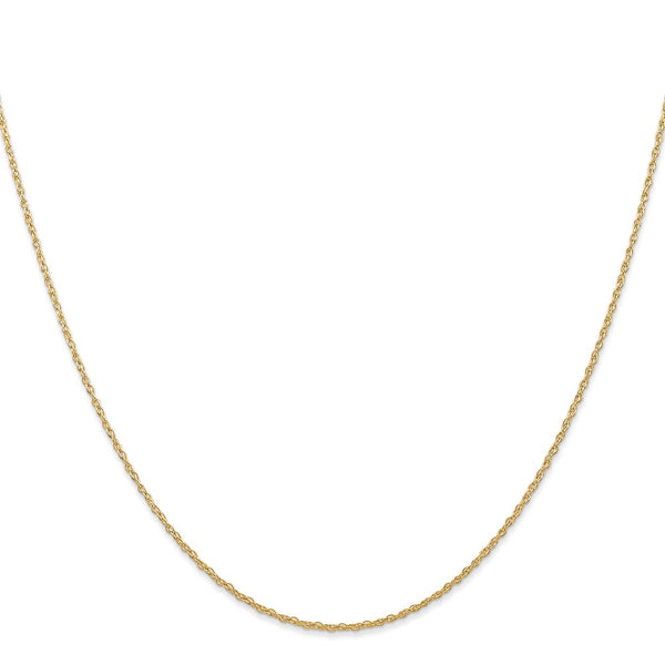 14K Gold 14-Inch .7mm Cable Rope Chain