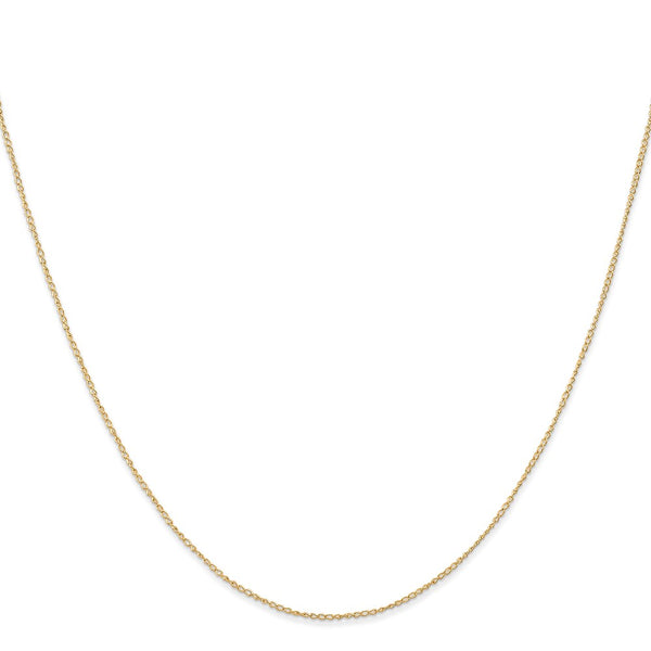 14K Gold .5mm Curb Chain