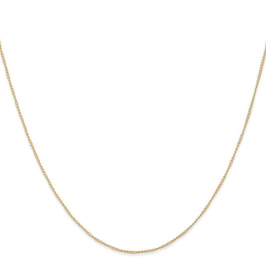 Shop Stylish 14K Gold 24-Inch 0.5mm Curb Chain - Affordable Luxury Jewelry