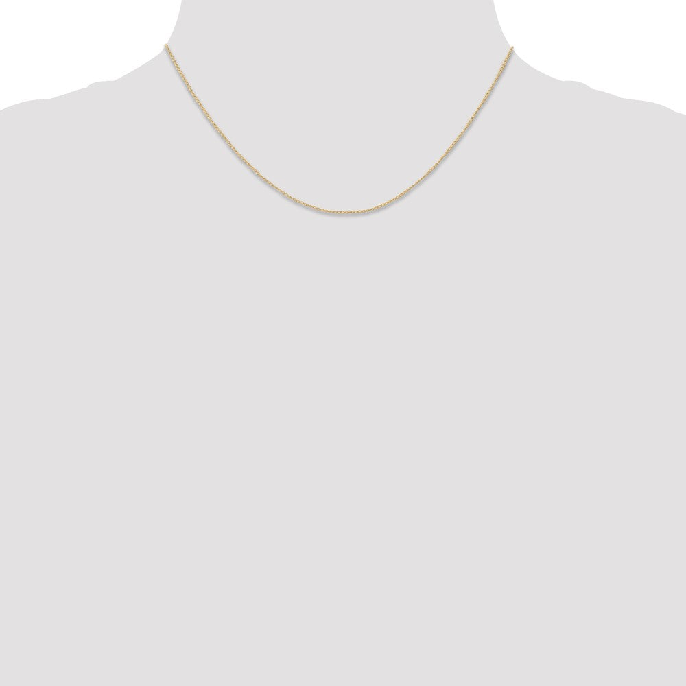 Buy Stylish 14K Gold 16-Inch Curb Chain - 0.5mm, Affordable Luxury!