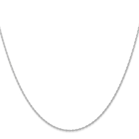 Shop Stylish 24-Inch 14K White Gold .95mm Cable Rope Chain - Luxury Value!