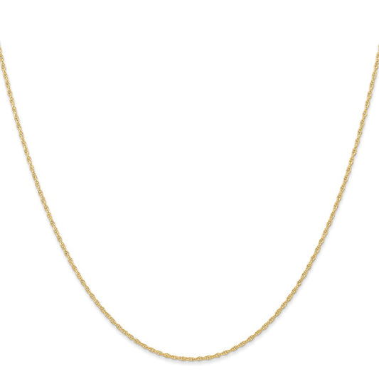 Shop Exclusive 14K Gold 14-Inch .95mm Cable Rope Chain - Stylish Value!