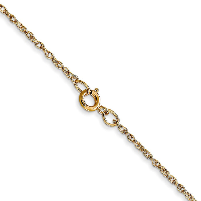 Shop Exclusive 14K Gold 14-Inch .95mm Cable Rope Chain - Stylish Value!-3