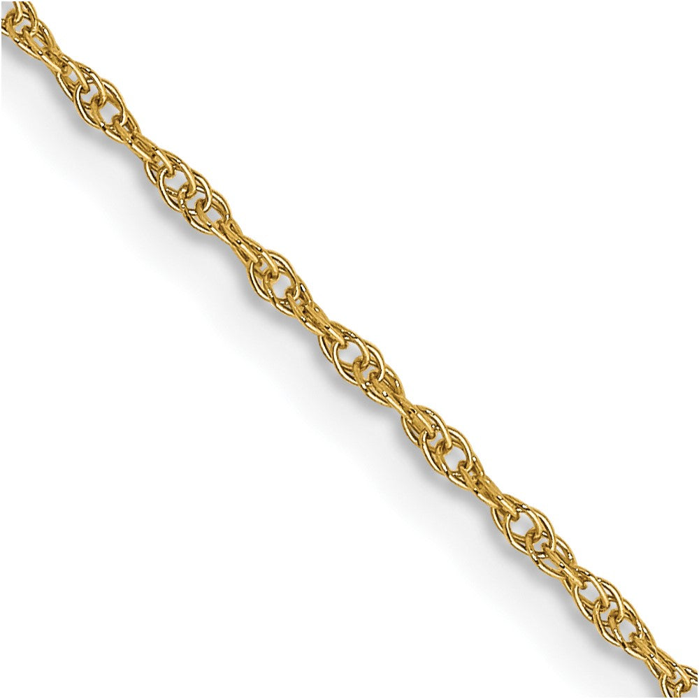Shop Exclusive 14K Gold 14-Inch .95mm Cable Rope Chain - Stylish Value!