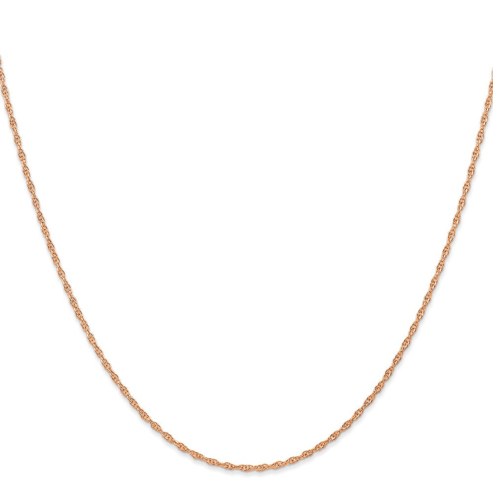 Shop Exclusive 14K Rose Gold 16-Inch Cable Rope Chain - Stylish 1.15mm Luxury