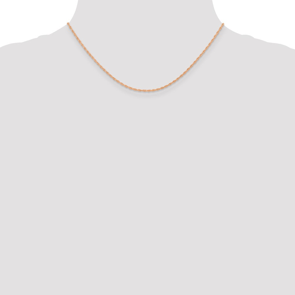 Shop Exclusive 14K Rose Gold 16-Inch Cable Rope Chain - Stylish 1.15mm Luxury