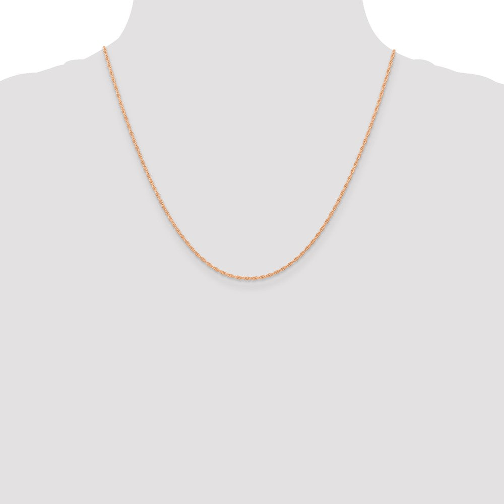 Exclusive 14K Rose Gold 20-Inch Cable Rope Chain - Stylish & Affordable Jewelry