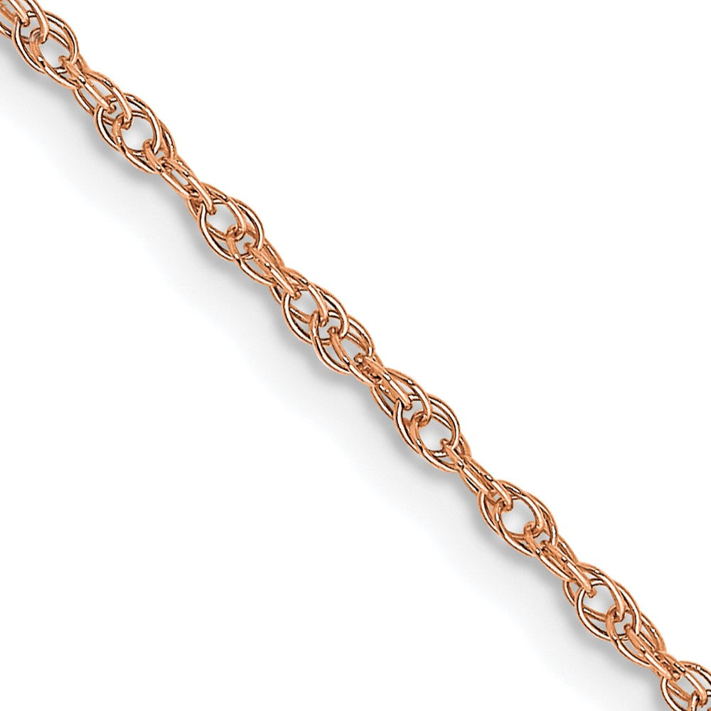 Shop Exclusive 14K Rose Gold 16-Inch Cable Rope Chain - Stylish 1.15mm Luxury